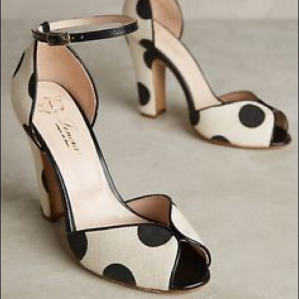 Lenora Gilda Polka Dot Italian Heels